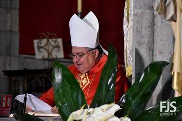 Eucaristía presidida por el obispo José Mazuelos y concierto de la Banda Municipal de Música por la festividad del Santo Cristo de Telde/Francisco Javier Santana.
